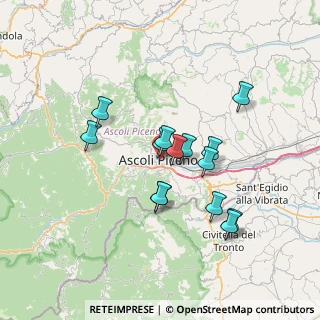 Mappa Centro storico, 63100 Ascoli Piceno AP, Italia (6.12357)