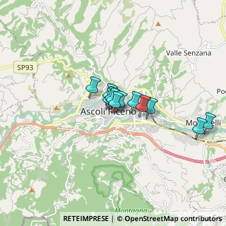 Mappa Centro storico, 63100 Ascoli Piceno AP, Italia (1.055)