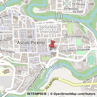 Mappa Piazza Arringo, 18, 63100 Ascoli Piceno, Ascoli Piceno (Marche)