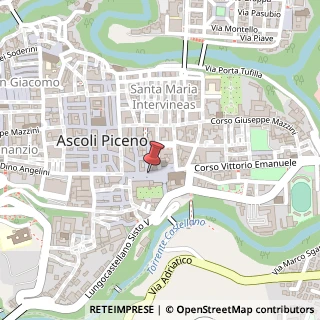 Mappa Piazza Arringo, 63100 Ascoli Piceno, Ascoli Piceno (Marche)
