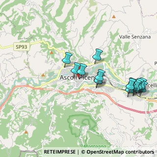 Mappa Via JF Kennedy, 63100 Ascoli Piceno AP, Italia (2.148)