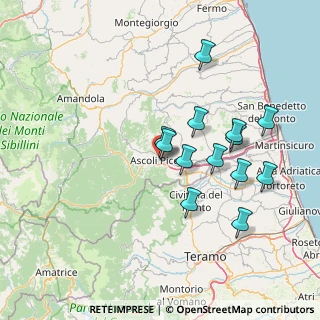 Mappa Via JF Kennedy, 63100 Ascoli Piceno AP, Italia (14.25615)