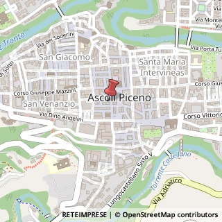 Mappa Via Cesare Battisti, 13, 63100 Ascoli Piceno AP, Italia, 63100 Ascoli Piceno, Ascoli Piceno (Marche)