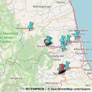 Mappa Via dei Notai, 63100 Ascoli Piceno AP, Italia (17.4245)