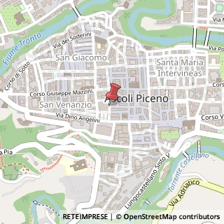 Mappa Via Antonio Orsini, 1, 63100 Ascoli Piceno, Ascoli Piceno (Marche)