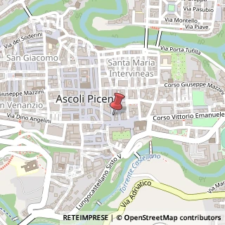Mappa Via Cino del Duca, 26, 63100 Ascoli Piceno, Ascoli Piceno (Marche)