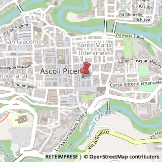 Mappa Via Minucia, 10, 63100 Ascoli Piceno, Ascoli Piceno (Marche)