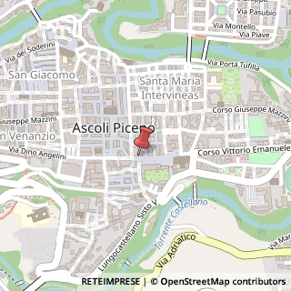 Mappa Piazza Arringo, 44, 63100 Ascoli Piceno, Ascoli Piceno (Marche)