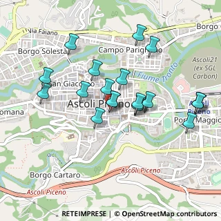 Mappa Via Giudea, 63100 Ascoli Piceno AP, Italia (0.465)