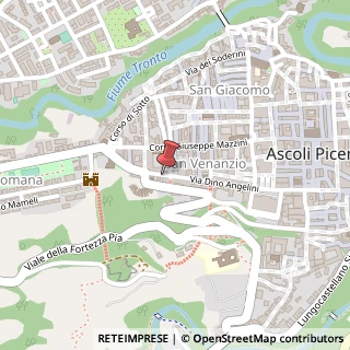 Mappa Via Dino Angelini, 21, 63100 Ascoli Piceno, Ascoli Piceno (Marche)