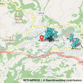 Mappa Via Dino Angelini, 63100 Ascoli Piceno AP, Italia (0.7325)