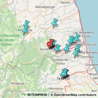 Mappa Via Dino Angelini, 63100 Ascoli Piceno AP, Italia (14.6095)