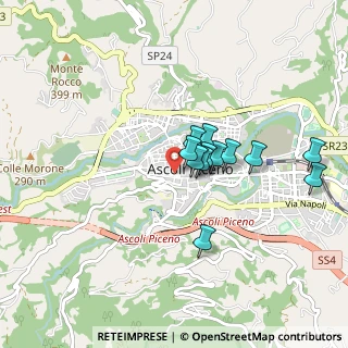 Mappa Via della Fortezza, 63100 Ascoli Piceno AP, Italia (0.70167)