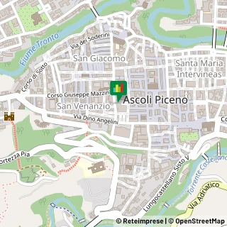 Mappa Rua Pozzo di Borgo, 10, 63100 Ascoli Piceno, Ascoli Piceno (Marche)