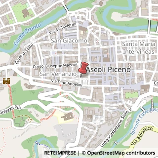 Mappa Via della Fortezza, 28, 63100 Ascoli Piceno, Ascoli Piceno (Marche)