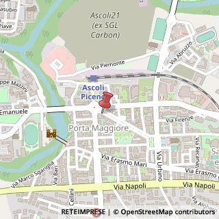 Mappa Viale Benedetto Croce, 11, 63100 Ascoli Piceno, Ascoli Piceno (Marche)
