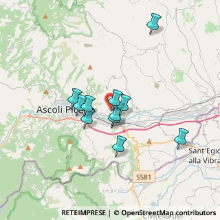 Mappa Via degli Anemoni, 63100 Ascoli Piceno AP, Italia (2.90909)