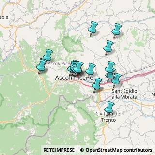 Mappa Rua dell'Anfora, 63100 Ascoli Piceno AP, Italia (5.5615)