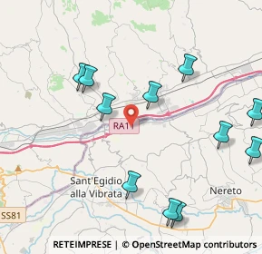 Mappa SP Bonifica del Tronto Km.13, 64010 Ancarano TE, Italia (4.87182)