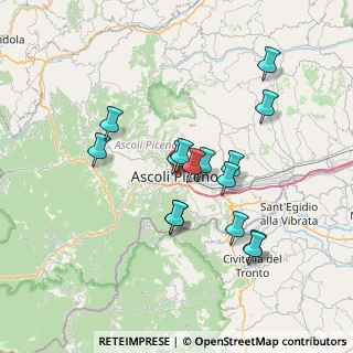Mappa Via dei Bonaparte, 63100 Ascoli Piceno AP, Italia (6.56133)