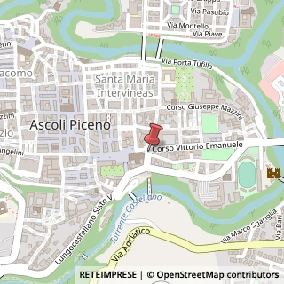 Mappa Via Candido Augusto Vecchi, 4, 63100 Ascoli Piceno, Ascoli Piceno (Marche)