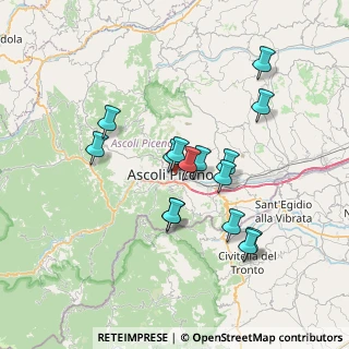 Mappa Via Luigi Mercantini, 63100 Ascoli Piceno AP, Italia (6.52533)