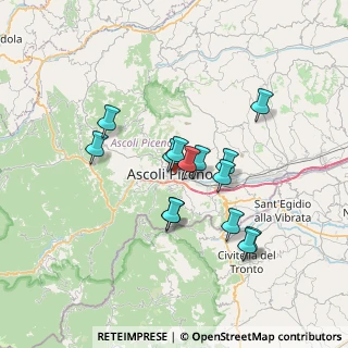 Mappa Scalinate Leopardi, 63100 Ascoli Piceno AP, Italia (6.07357)