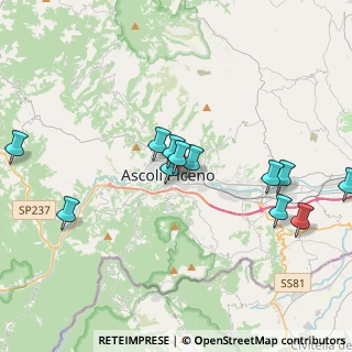 Mappa Via Luigi Mercantini, 63100 Ascoli Piceno AP, Italia (4.12333)