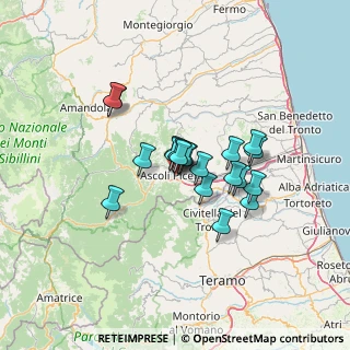 Mappa Via Luigi Mercantini, 63100 Ascoli Piceno AP, Italia (9.6735)