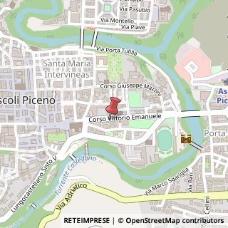 Mappa Corso V. Emanuele, 21, 63100 Ascoli Piceno, Ascoli Piceno (Marche)