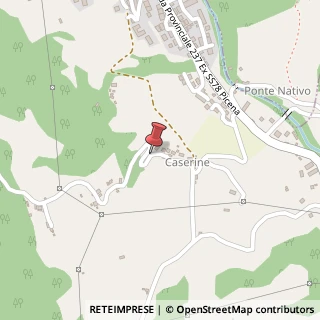 Mappa Frazione Caserine, 8, 63049 Roccafluvione, Ascoli Piceno (Marche)