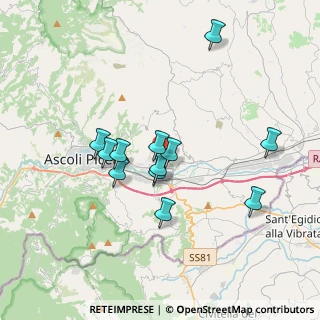 Mappa Via dei Biancospini, 63100 Ascoli Piceno AP, Italia (3.25167)