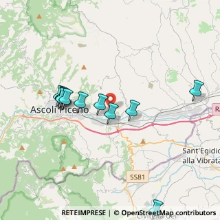 Mappa Via dei Biancospini, 63100 Ascoli Piceno AP, Italia (4.00636)