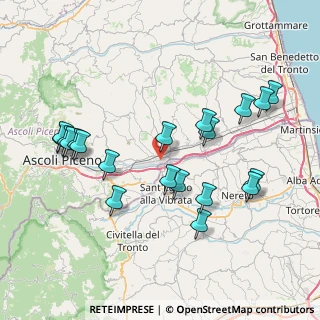 Mappa Via Mutilati e, 63100 Ascoli Piceno AP, Italia (8.641)