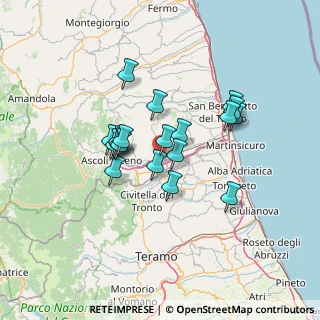 Mappa Via Mutilati e, 63100 Ascoli Piceno AP, Italia (11.12)