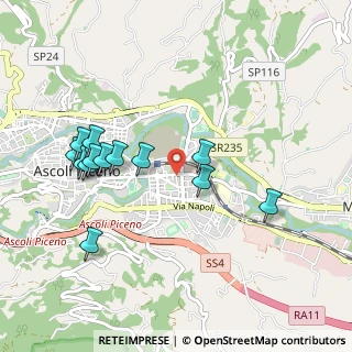 Mappa Via Ravenna, 63100 Ascoli Piceno AP, Italia (1.01385)