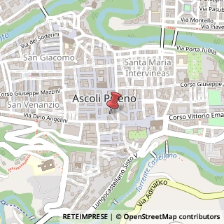 Mappa Via dei Guiderocchi, 7, 63100 Ascoli Piceno, Ascoli Piceno (Marche)