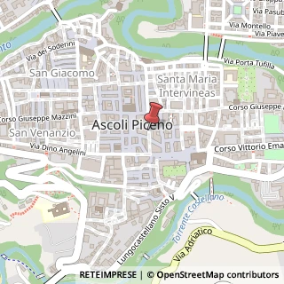 Mappa Piazza Simonetti, 87, 63100 Ascoli Piceno, Ascoli Piceno (Marche)