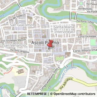Mappa Via dei tibaldeschi 28, 63100 Ascoli Piceno, Ascoli Piceno (Marche)