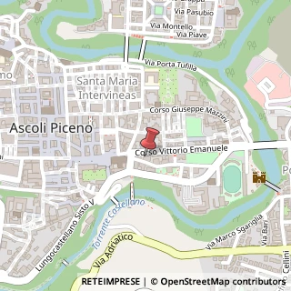 Mappa Corso V. Emanuele, 13, 63100 Ascoli Piceno, Ascoli Piceno (Marche)