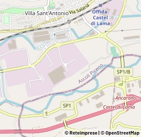 Mappa Via del granoturco, 63100 Castel Di Lama AP, Italia (0.32692)