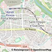 地図 Ascoli Piceno