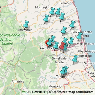 Mappa Via Gioacchino Rossini, 63100 Ascoli Piceno AP, Italia (16.279)