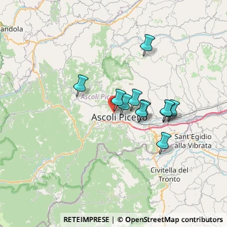 Mappa Via Gioacchino Rossini, 63100 Ascoli Piceno AP, Italia (5.81091)