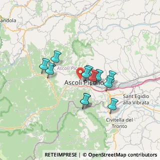 Mappa Via Antonio Vivaldi, 63100 Ascoli Piceno AP, Italia (5.60667)