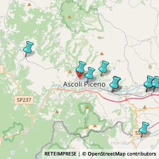 Mappa Via dei Cappuccini, 63100 Ascoli Piceno AP, Italia (5.60091)