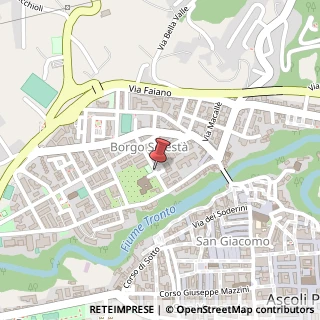 Mappa Piazzale Punto Mussini Augusto, 133, 63100 Ascoli Piceno, Ascoli Piceno (Marche)