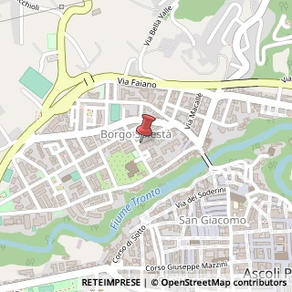 Mappa Via Sant'Emidio Rosso, 3, 63100 Ascoli Piceno, Ascoli Piceno (Marche)