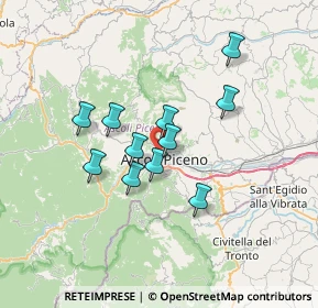 Mappa Via dei Cappuccini, 63100 Ascoli Piceno AP, Italia (5.59273)