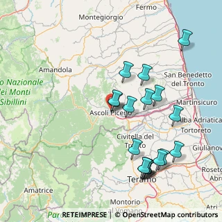 Mappa Viale Sinibaldo Vellei, 63100 Ascoli Piceno AP, Italia (17.67222)